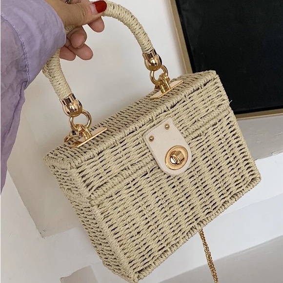 Handbags - Mini Straw Bag